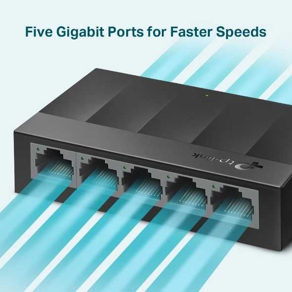 Switch TP-LINK LS1005G, 5 porturi Gigabit 10/100/1000 Mbps