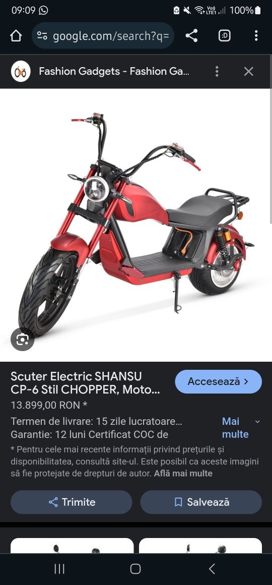 Scuter electric CP6