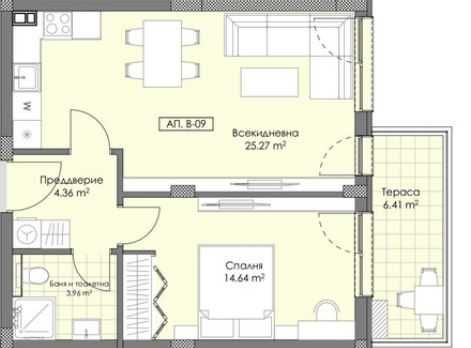 Продава се Двустаен апартамент в Пловдив, Остромила - 73 кв.м за 890 €/кв.м - Снимка #4