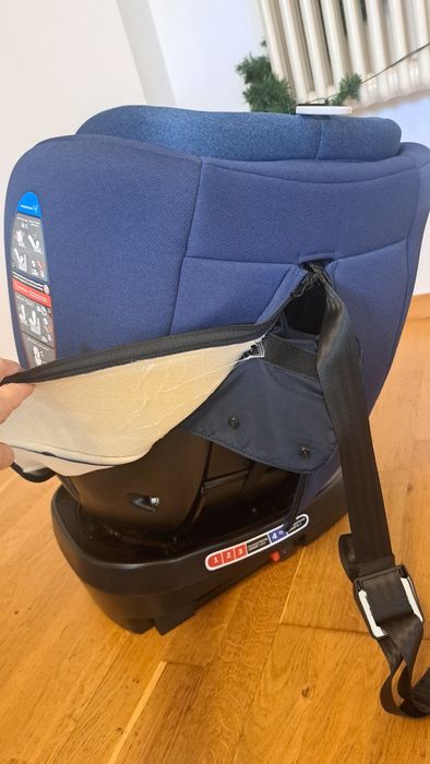 Scaun auto 0+, rotativ, cu isofix, husa detasabila