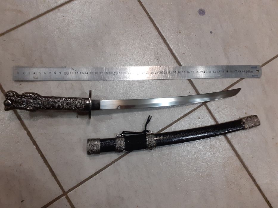 Красив самурайски меч,катана,уакизаши,нож,кама,сабя