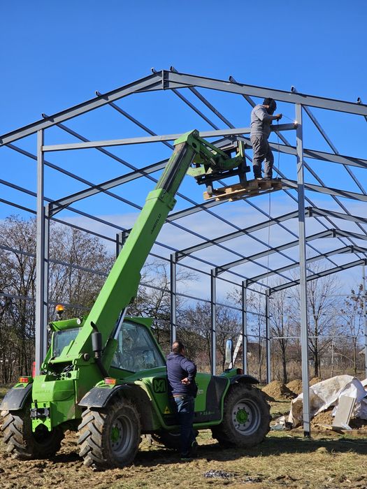 Vand hala structura metalica