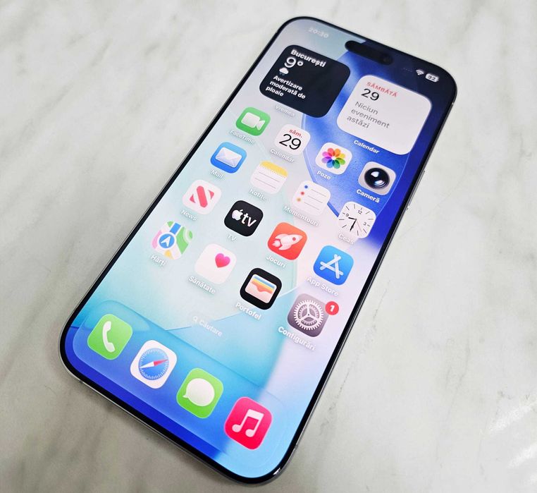 iPhone 16 Pro Max 256 GB White 100% 124 Cicluri Zeus Amanet 66181