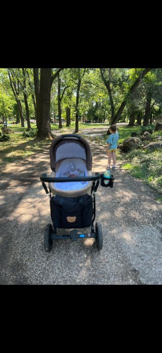 Бебешка количка Baby Merc със зимен кош