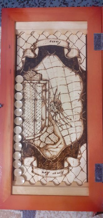 Нарды кустарные из дерева