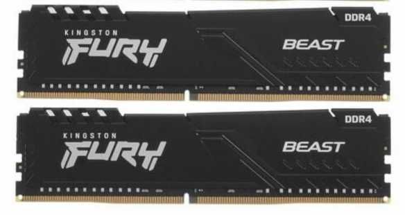 Оперативная память Kingston Fury Beast 32Гб, 8Гб