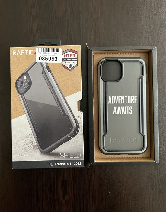 Кейс за iPhone 13/14 Raptic X-Doria Shield Case, черен