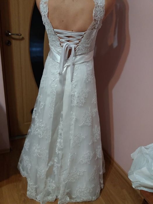 Rochie de mireasa alba marimea 36/38