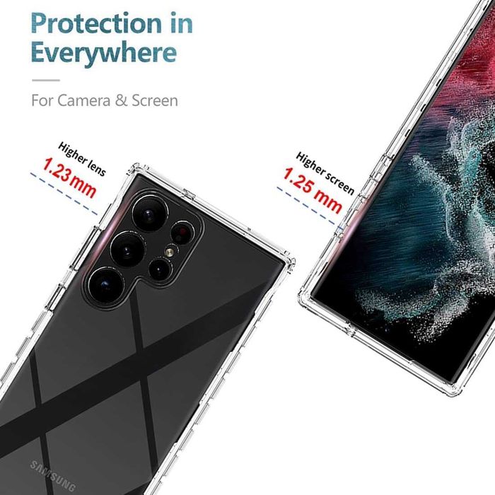 Husa CRYSTAL 360° fata + spate pt. Samsung Galaxy S23 Plus / S23 Ultra
