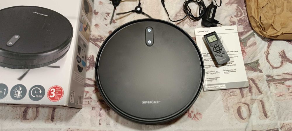 Прахосмукачка робот Silver Crest две в едно.