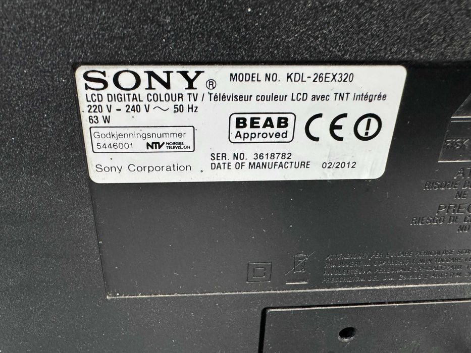 Телевизор - Sony 26 inch/smart / А18