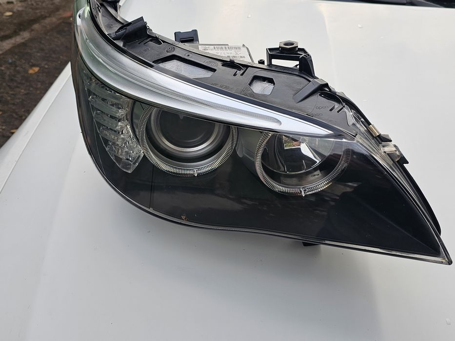 Десен фар за бмв е60 е61 фейслифт h7 обикновен facelift