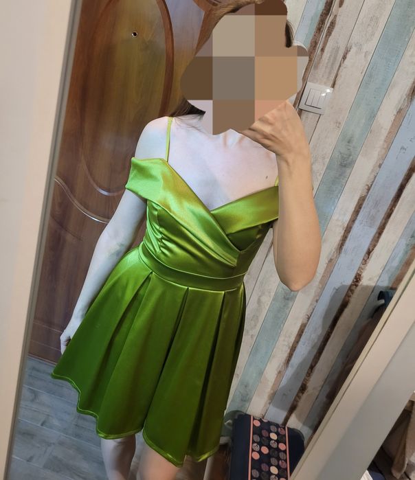 Rochie verde eleganta, ocazie