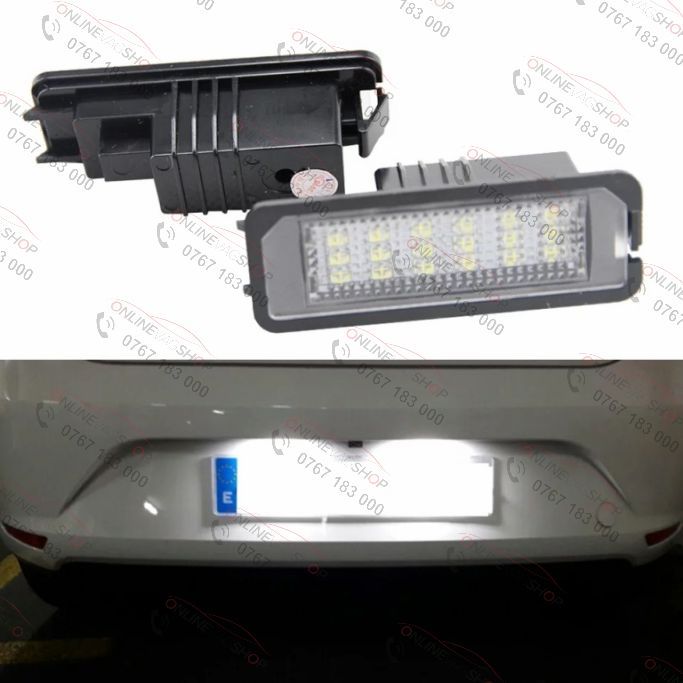 Set lampi LED numar Golf 5,Golf 6,Passat B6/B7/CC, Phaeton, Scirocco