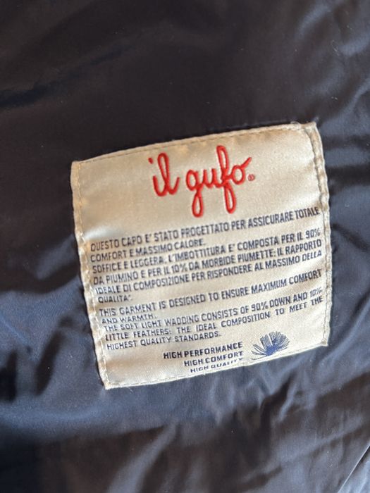 Пухено яке, леко и топло. Фирма Il gufo Италия. Унисекс.