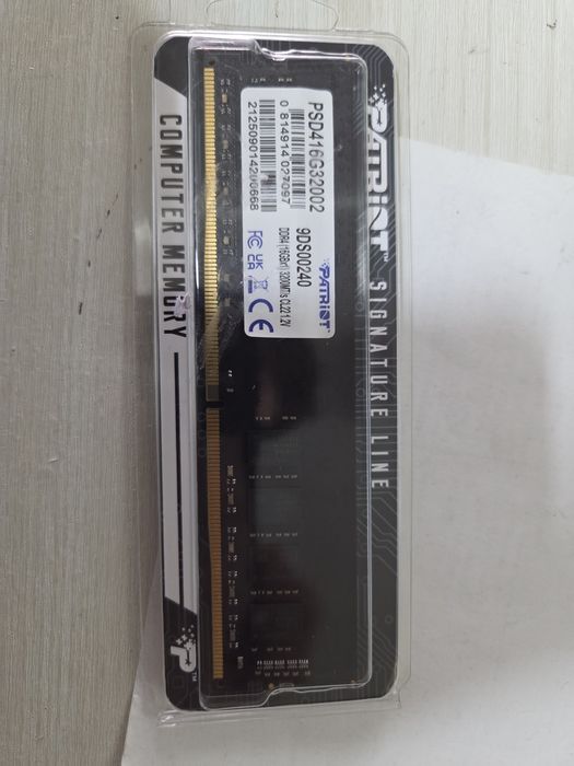 Озу DDR4 8Гб, 16Гб (2133, 2400, 2666, 3200)