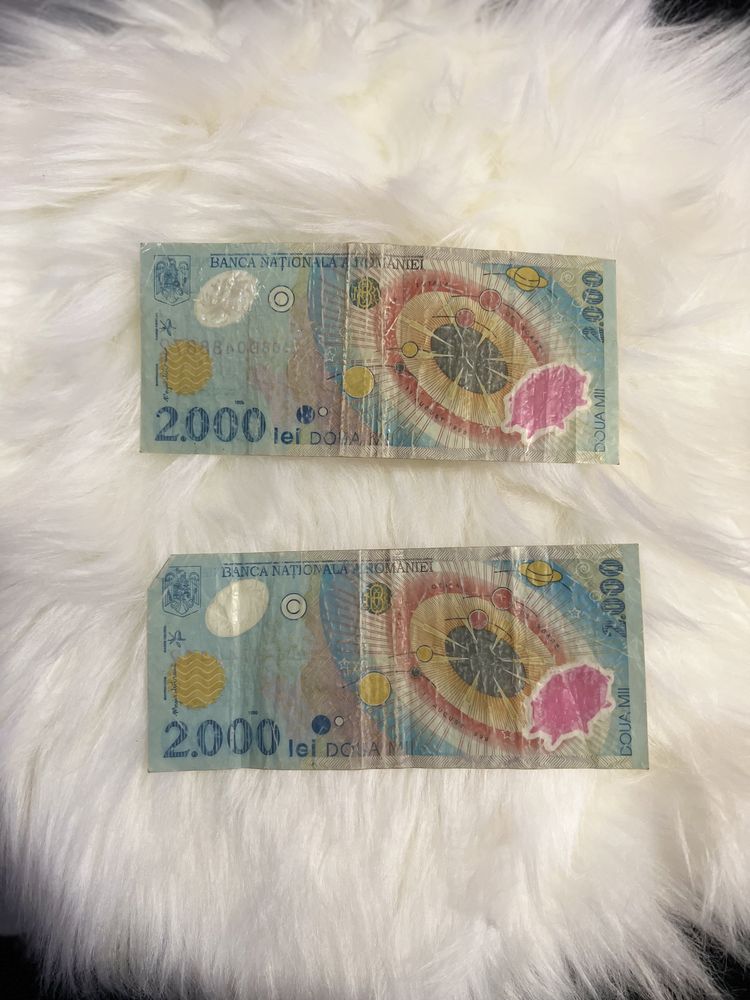 Bancnota 2.000 lei eclipsa din  1999