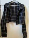Camasa scurta H&M in carouri neagra