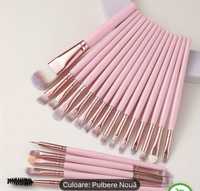 Set pensule make up 20 buc roz