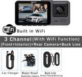 WiFi видео регистратор DVR  с 3 камери Dash Cam от Smars