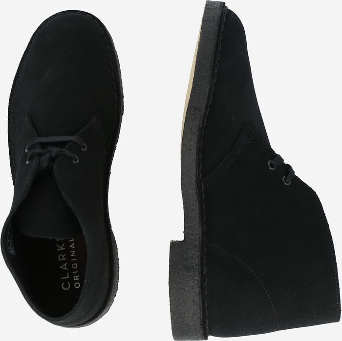 Botine Clarks  Originals pe Negru