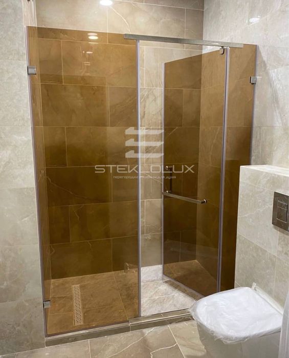 Стеклянная перегородка, Душевые кабины в Рассрочку 12 месяцев