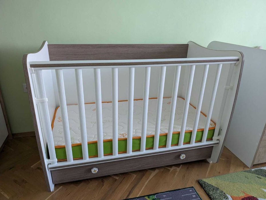 Бебешко легло кошара Lorelli Лорели 60/120см +  матрак