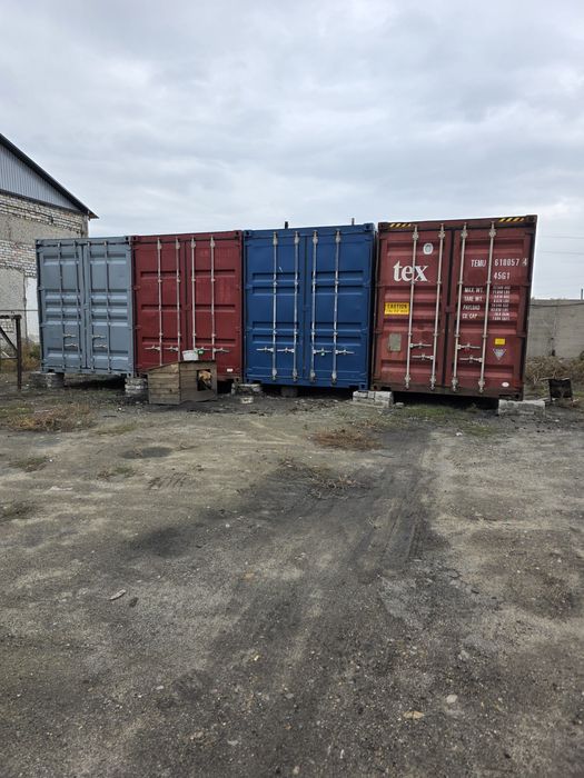 Контейнера морские в аренду на охраняемой территории