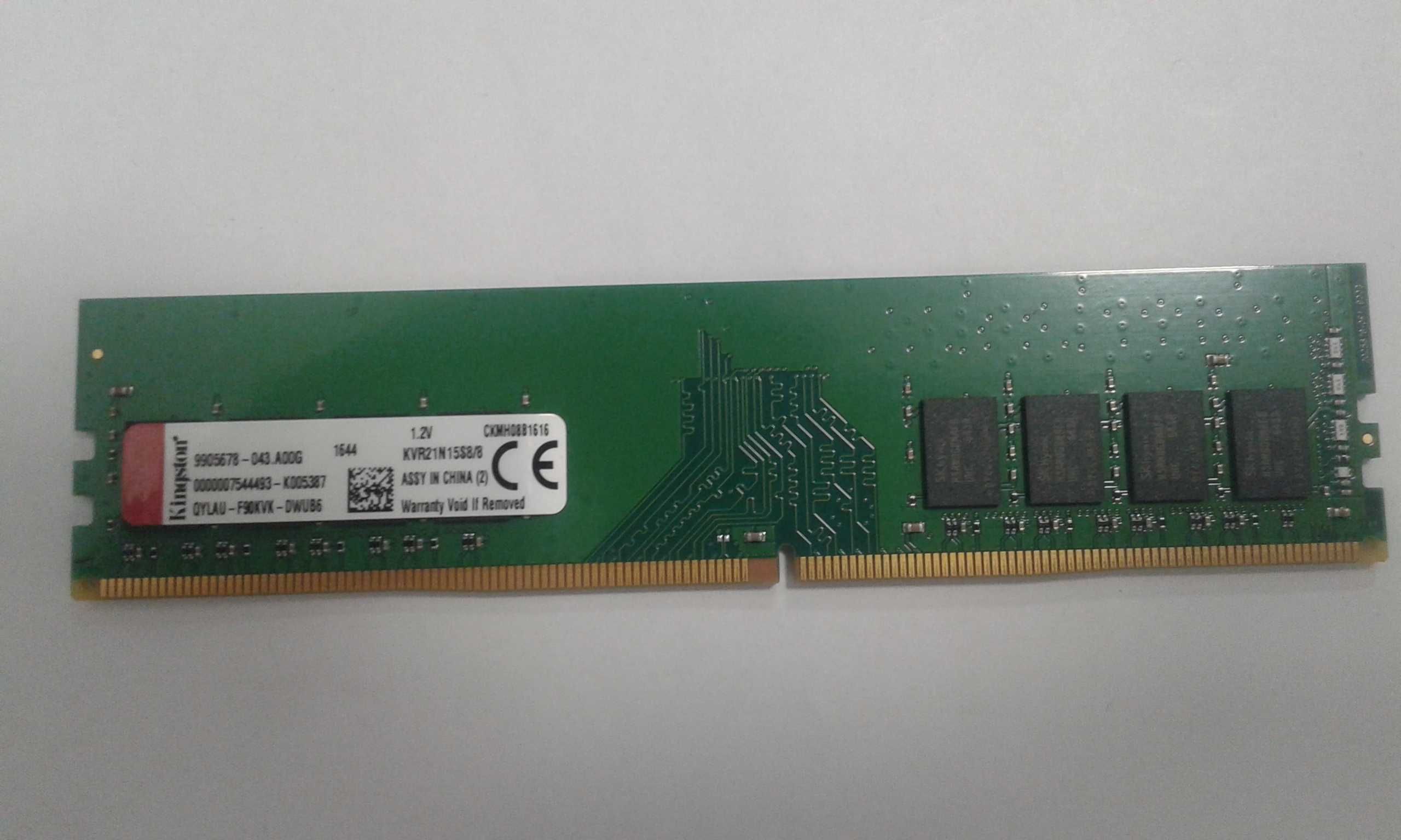 Продам ОЗУ Kingston KVR21N15S88 8GB 1Rx8  DDR4  2133.