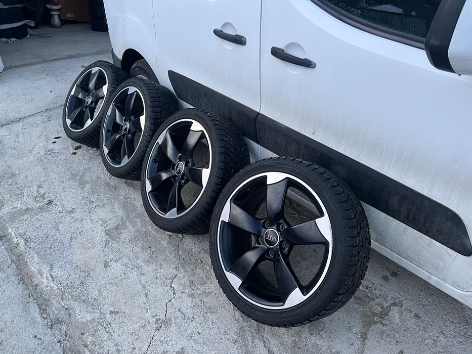 Джанти с гуми/Audi/BLACK ROTOR/5x112/'18