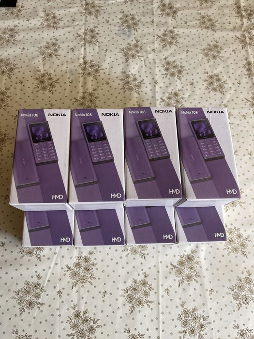 Nokia 108 tugmali telefon | 2 SIM, Bluetooth, fonarik, yangi