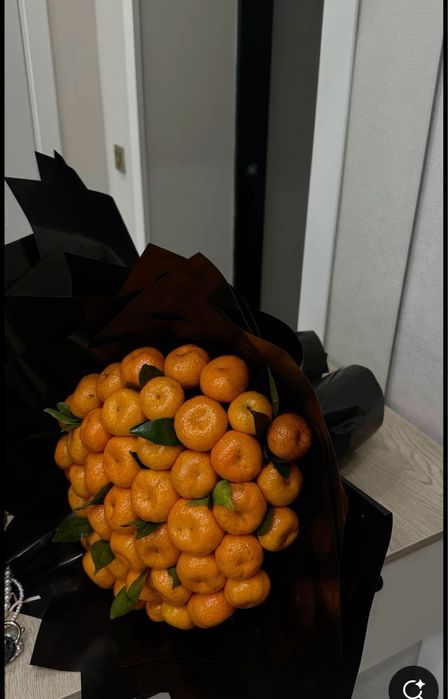 Букет из мандаринов в подарок