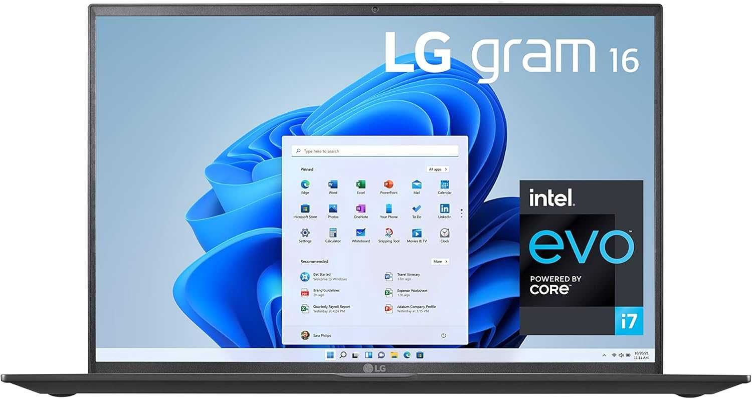 УЛТРА ТЪНЪК Лаптоп LG Gram 16Z90P i7-1165G7 16GB 1TB