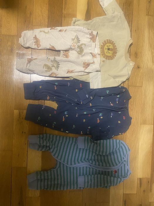 Бебешки дрехи Next- 2 ромпъра и 1 комплект размер 74