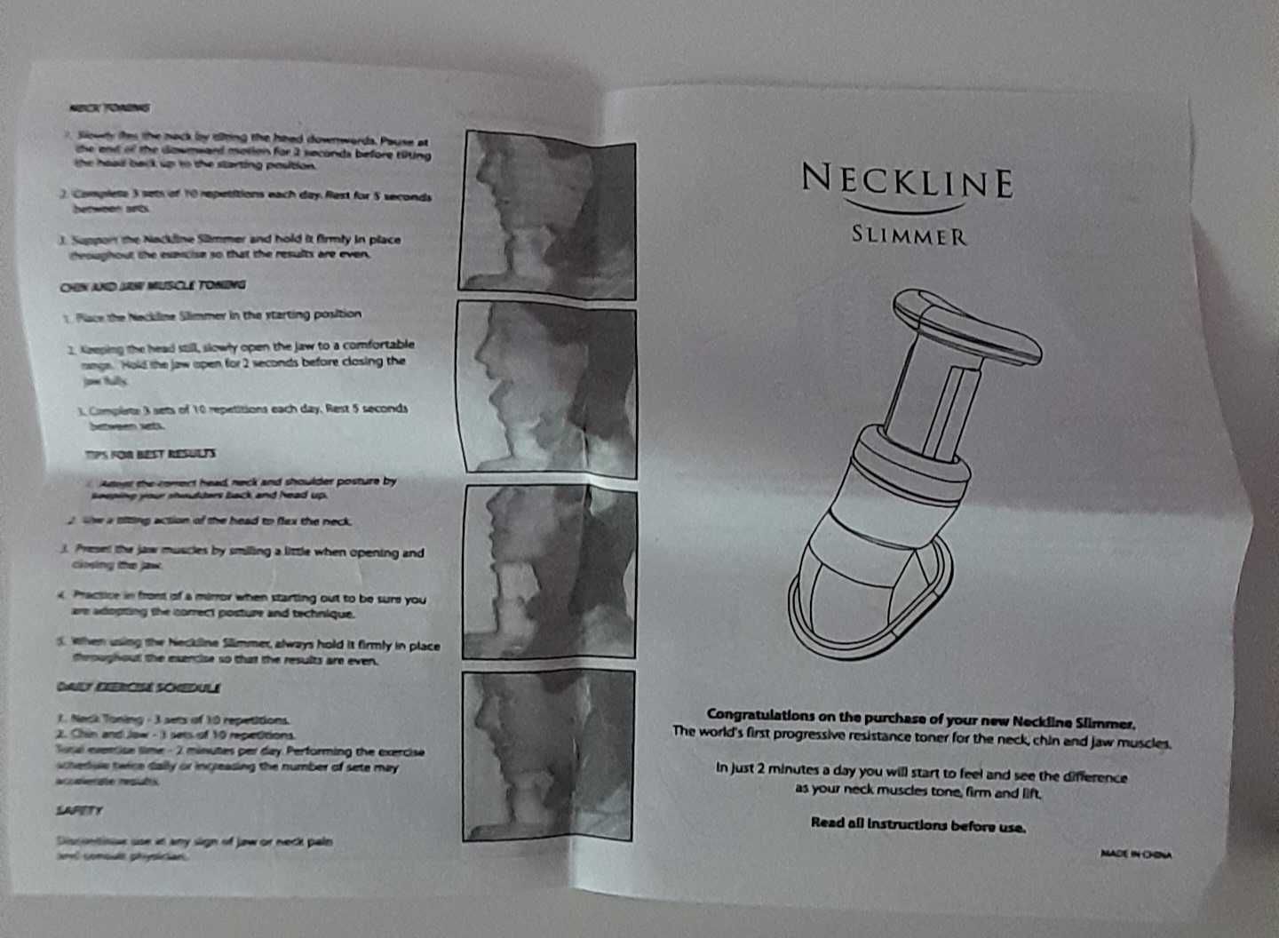 Уред за премахване на двойната брадичка Neckfit Slimmer