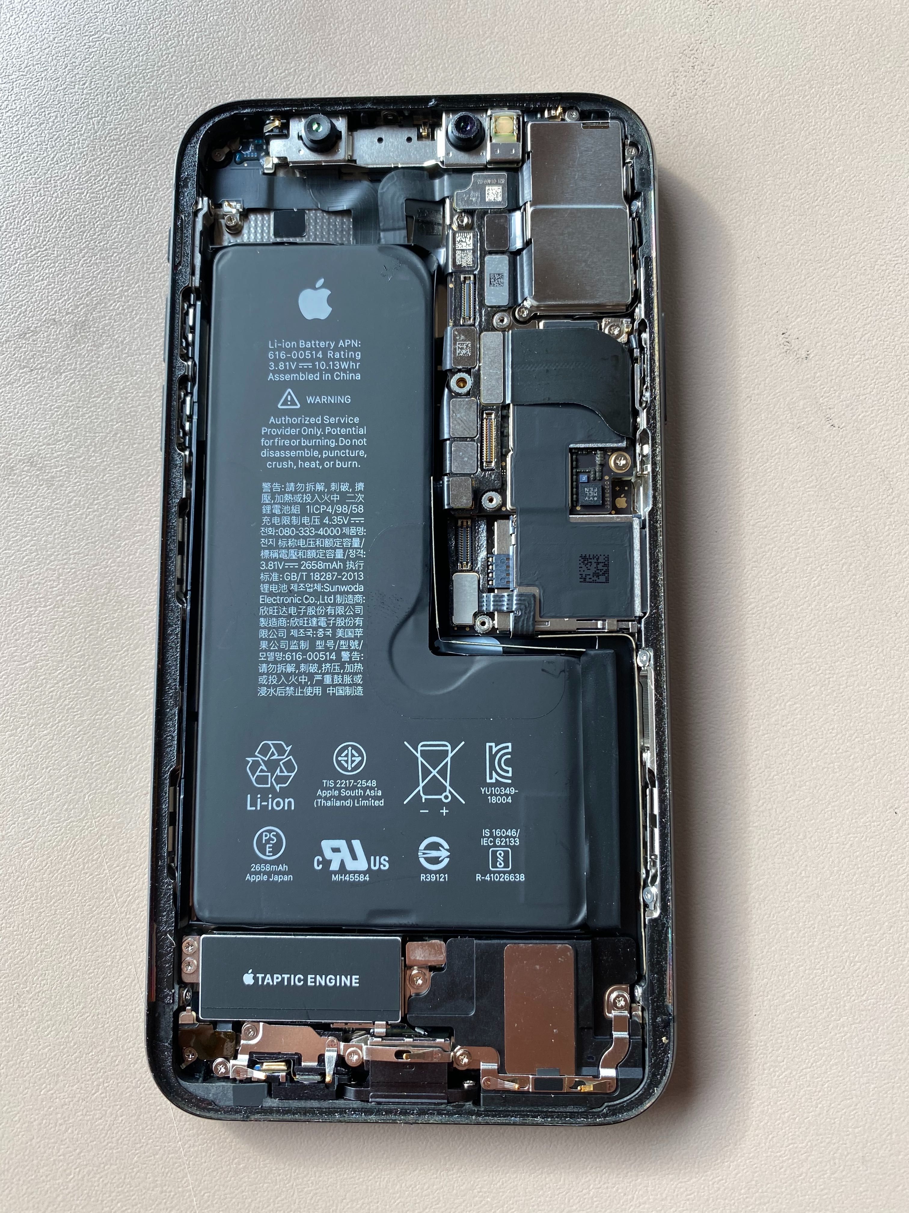 Carcasa Originala iPhone XS impecabila ca noua camera baterie mufa