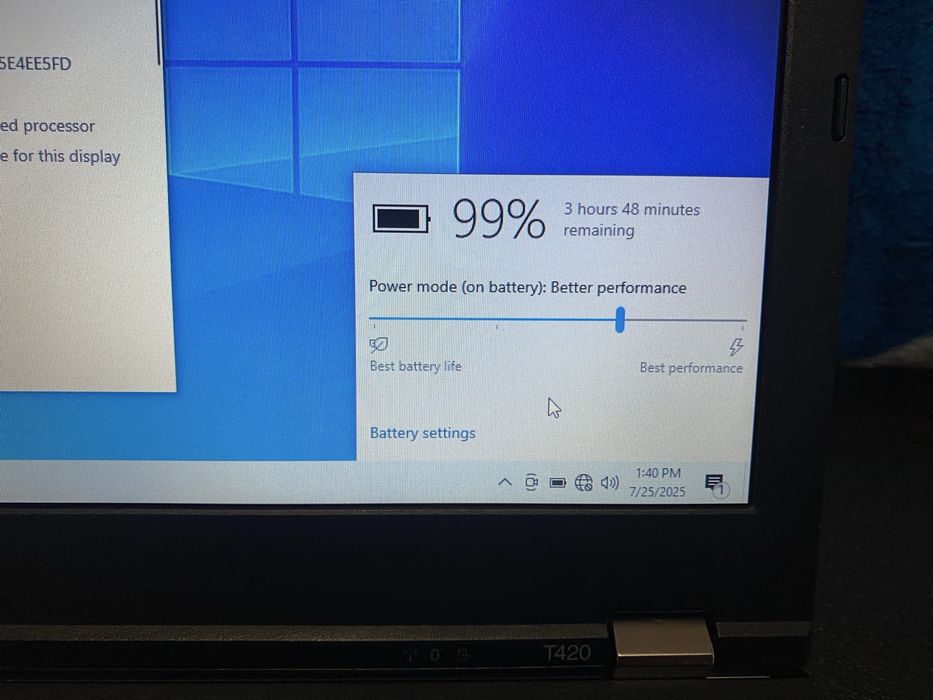 Laptop Lenovo ThinkPad T420 i5 SSD 128GB 6GB RAM – Stare excelentă