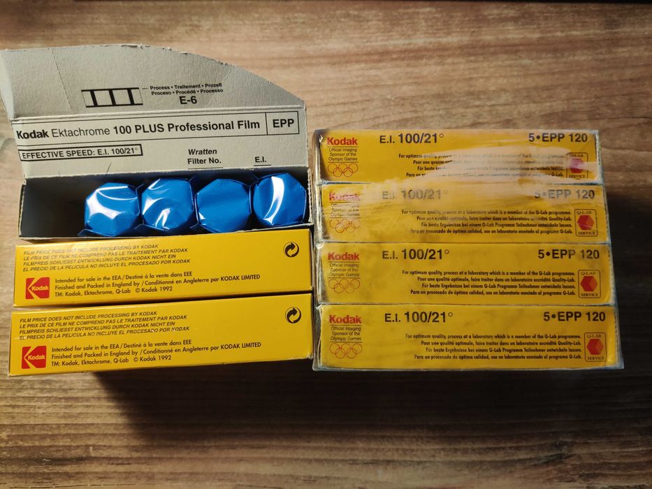Kodak Ektrachrome 100plus 120мм филм