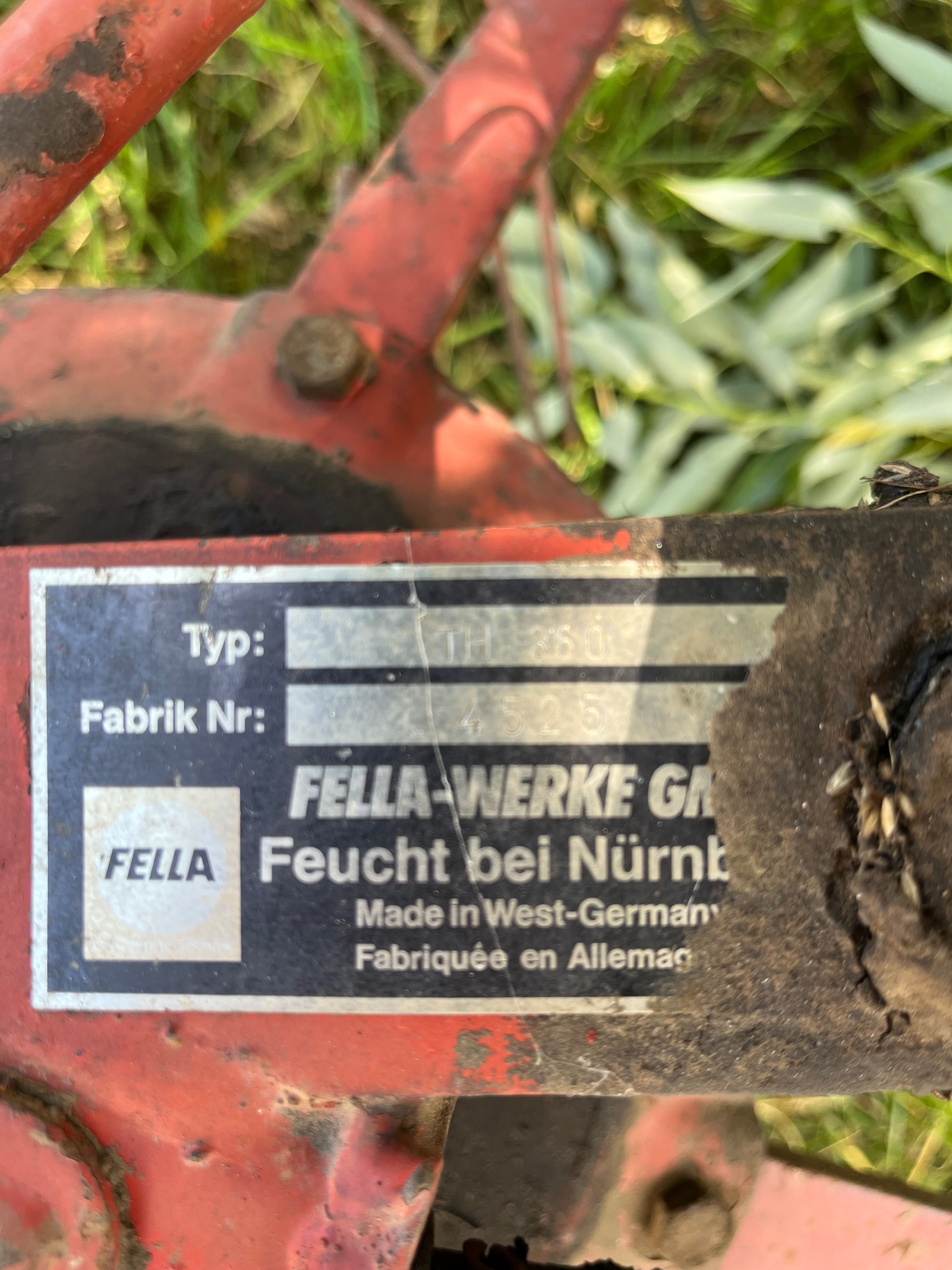 Grebla risipit împrăștiat Fella 3,60m