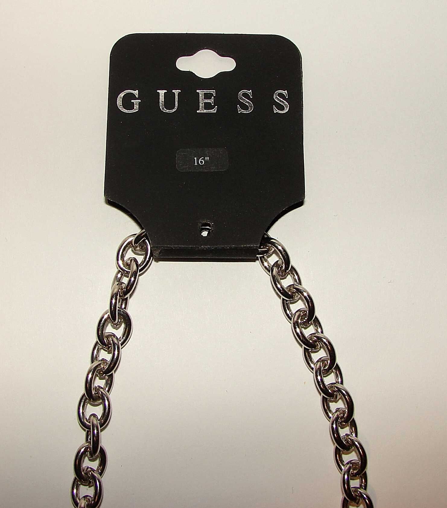 Lant gros GUESS, Otel Inoxidabil, 40.5cm Lungime, Autentic/Original