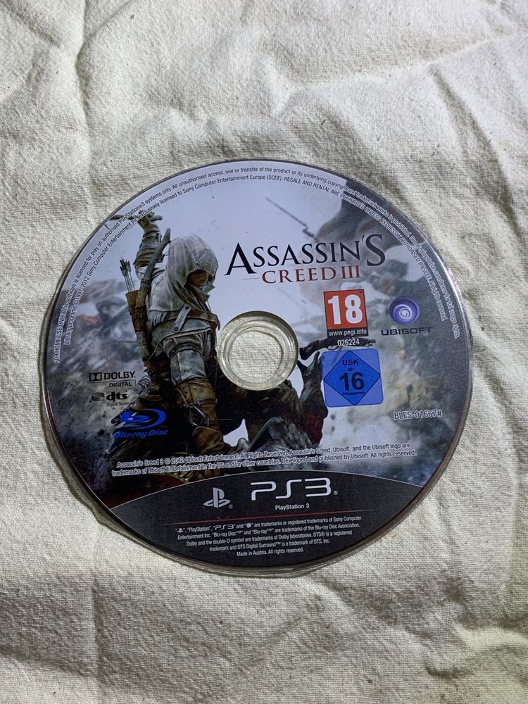 Joc Assassin’s Creeds 3 ( III ) pt Ps3 ( PlayStation 3 )