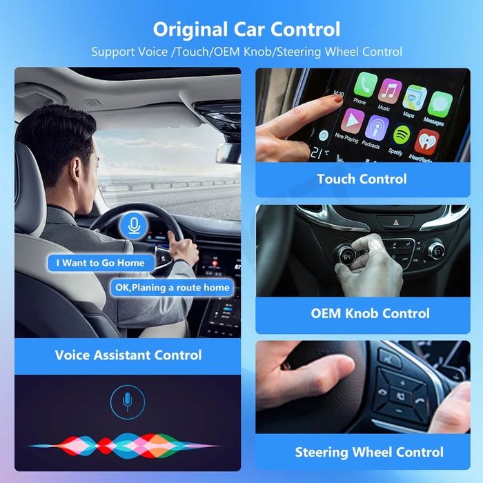 Modul / Adaptor wireless Apple CarPlay - iPhone / android
