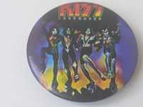 Kiss - metal. rock. метъл . рок значка с групата