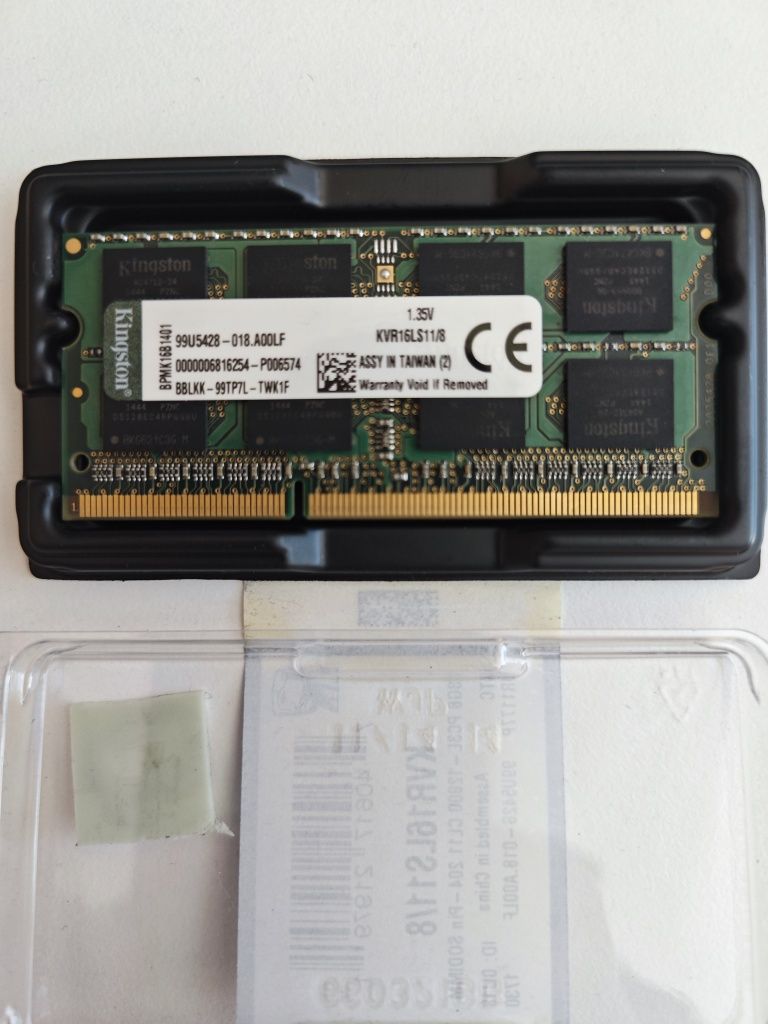 RAM памет Kingston DDR3 RAM 8GB 1600mhz