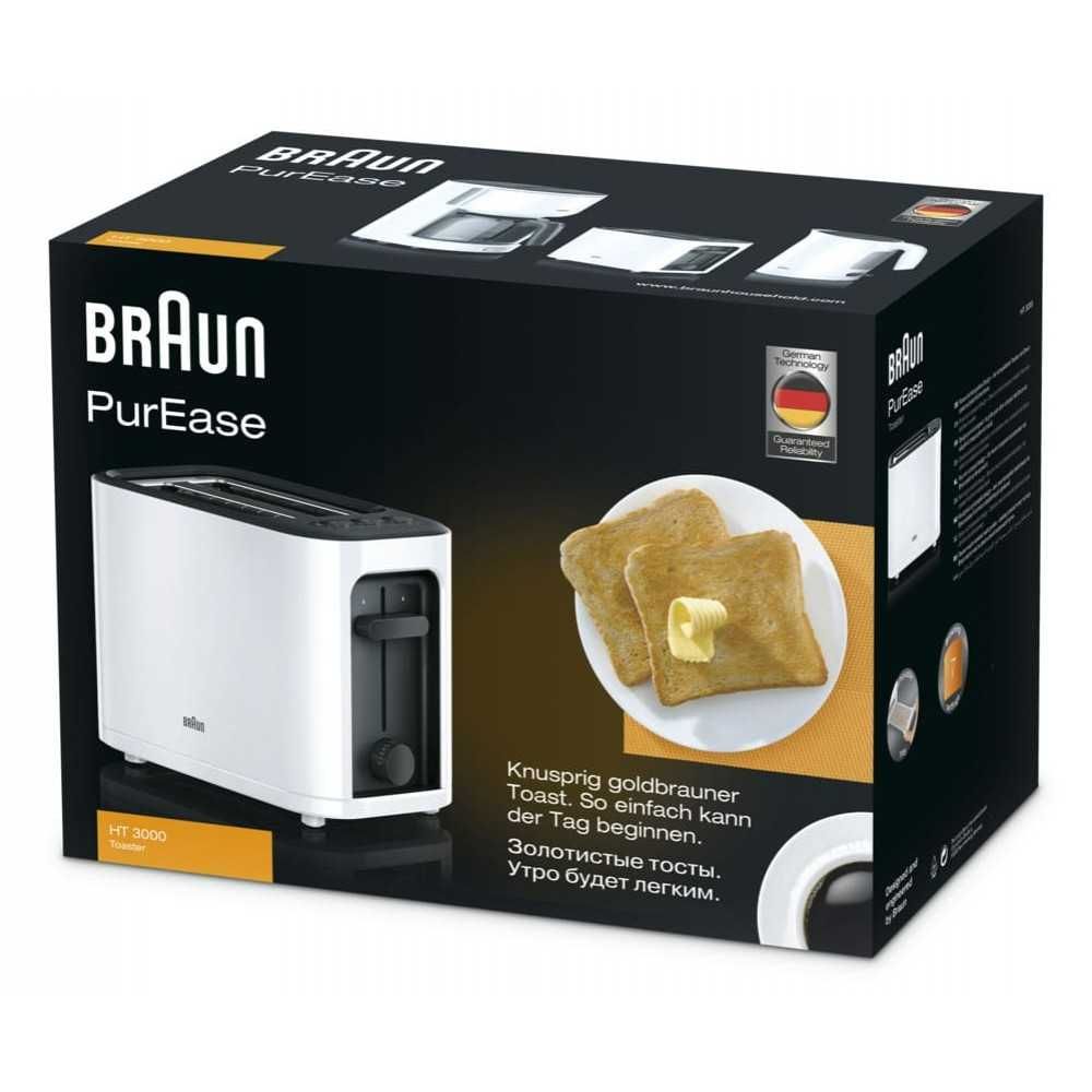 Тостер Braun PurEase HT3000WH белый