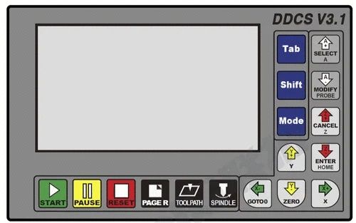 Controller CNC DDCS V3.1 

-16 intrări digitale;
-3 ieșiri digitale;
-