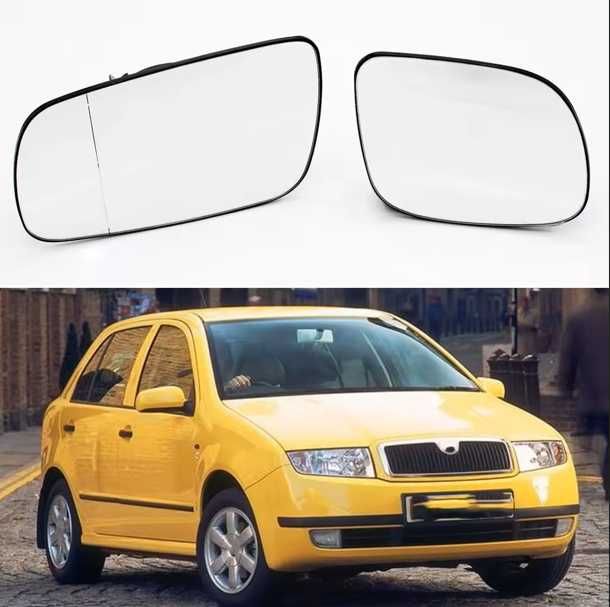 Стъкло за огледало SKODA FABIA тонирано асферично ляво/дясно