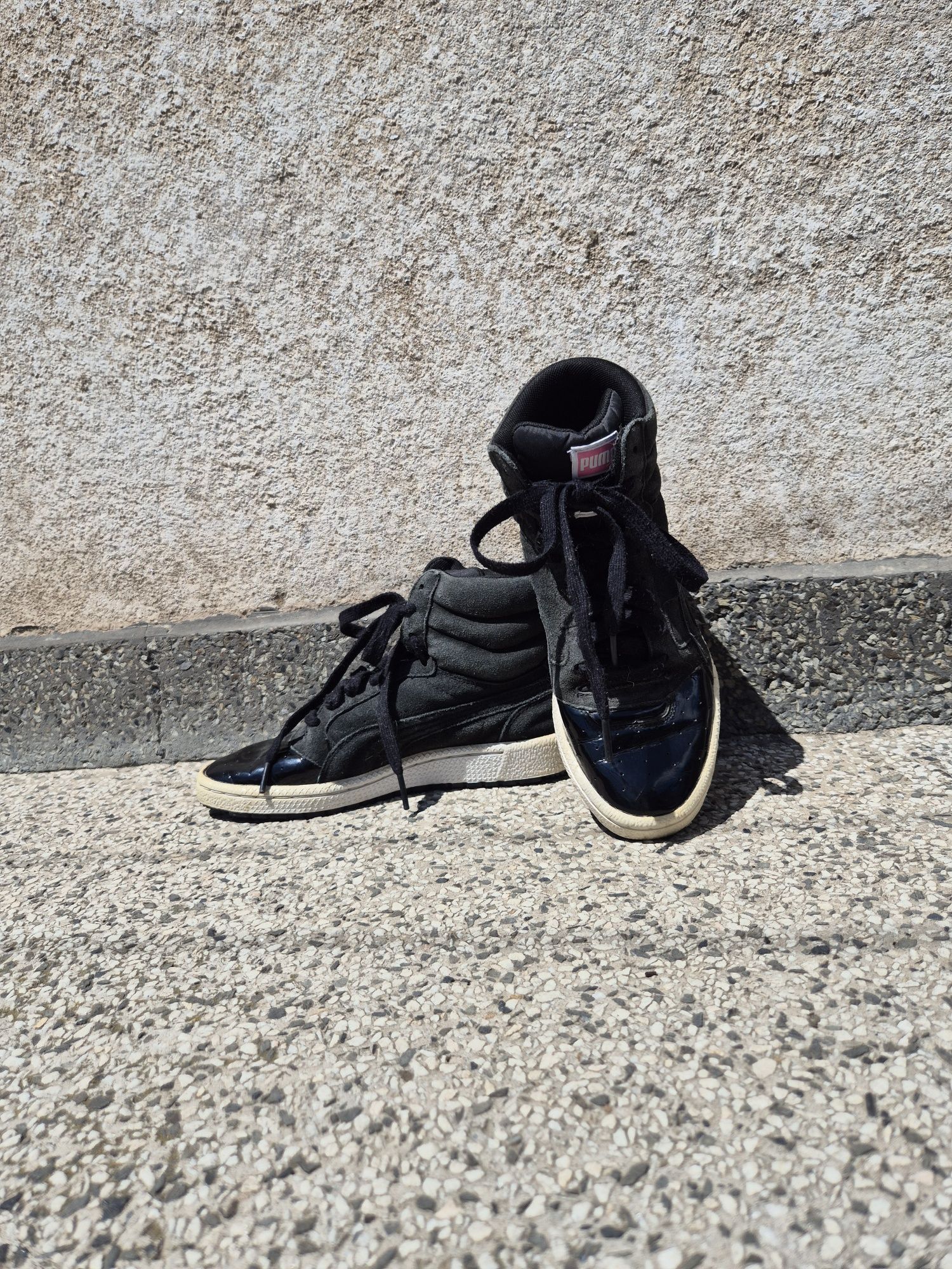 Puma sky 3 lace matt and shine black