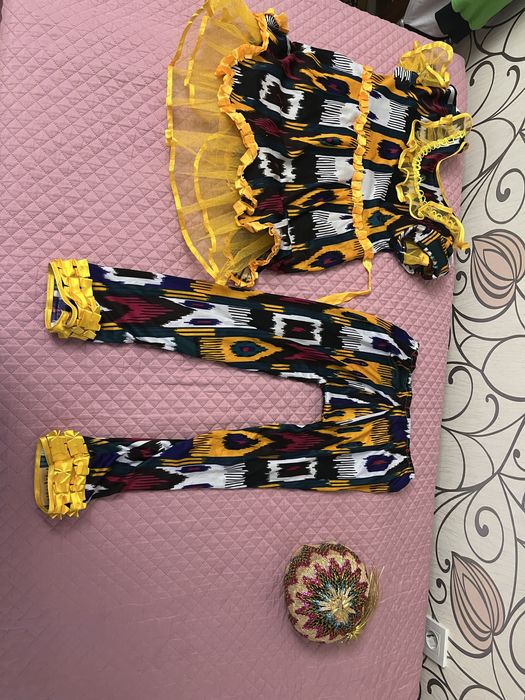 Национальный узбекский костюм(+-4года)/Өзбек ұлттық костюмы(+-4жас)