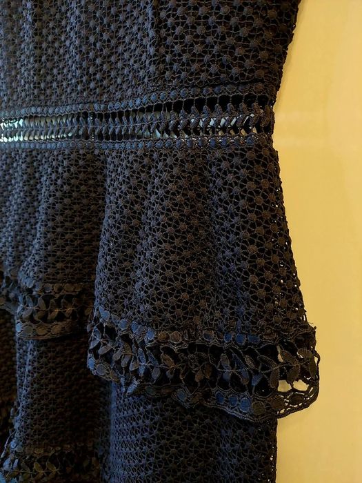 Rochie bleumarin eleganta